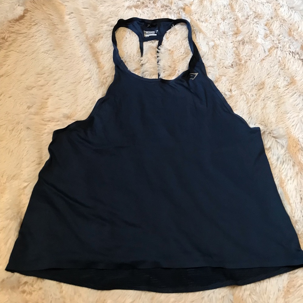 Gymshark tank (vest) navy small
